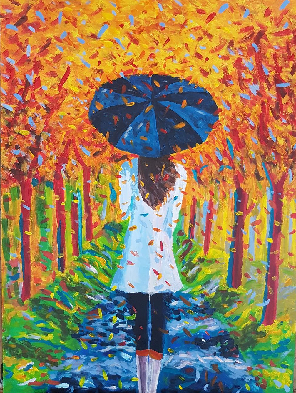 Djevojka s kišobranom