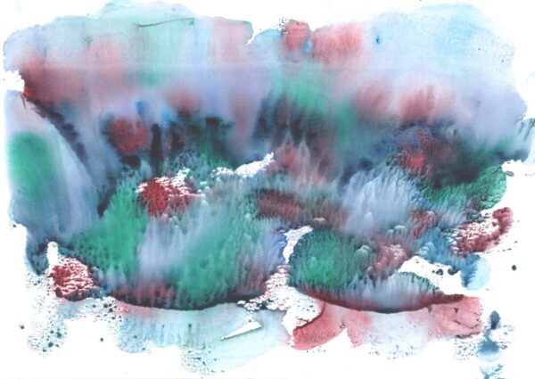 Misty Woods – Original Watercolour Painting | Tamara Perusic Art