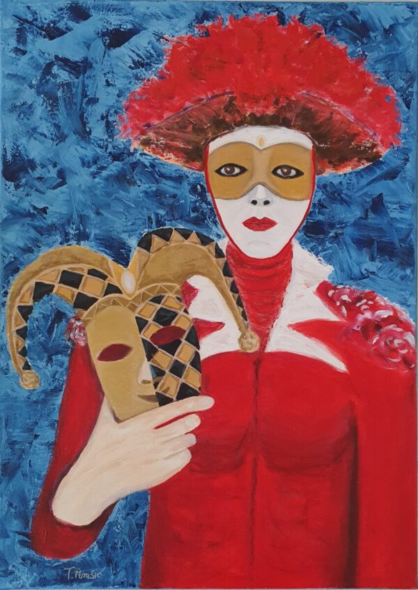 Who Am I? – Original Acrylic Painting | Tamara Perusic Art Who Am I? – Original Acrylic Painting | Tamara Perusic Art