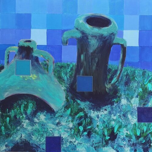 From the Deep – Original Pixel Art Painting | Tamara Perusic Art From the Deep – Original Pixel Art Painting | Tamara Perusic Art