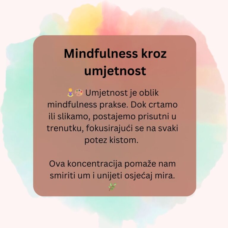 mindfulness kroz umjetnost