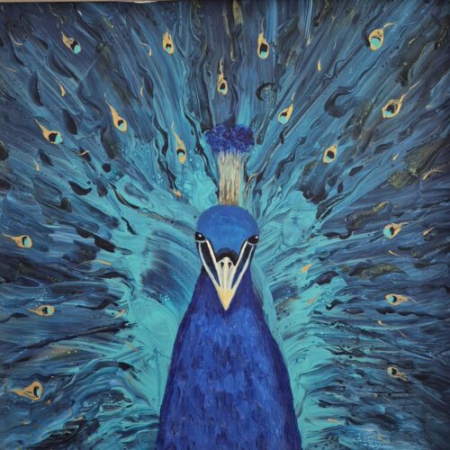 Royal Gaze – Original Acrylic Painting | Tamara Perusic Art