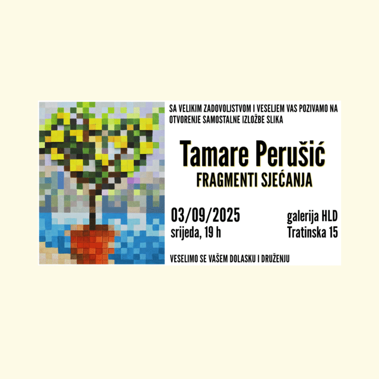 pozivnica Fragmenti sjećanja