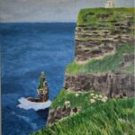Cliffs of Moher 10 2025 akril platno 60x90cm