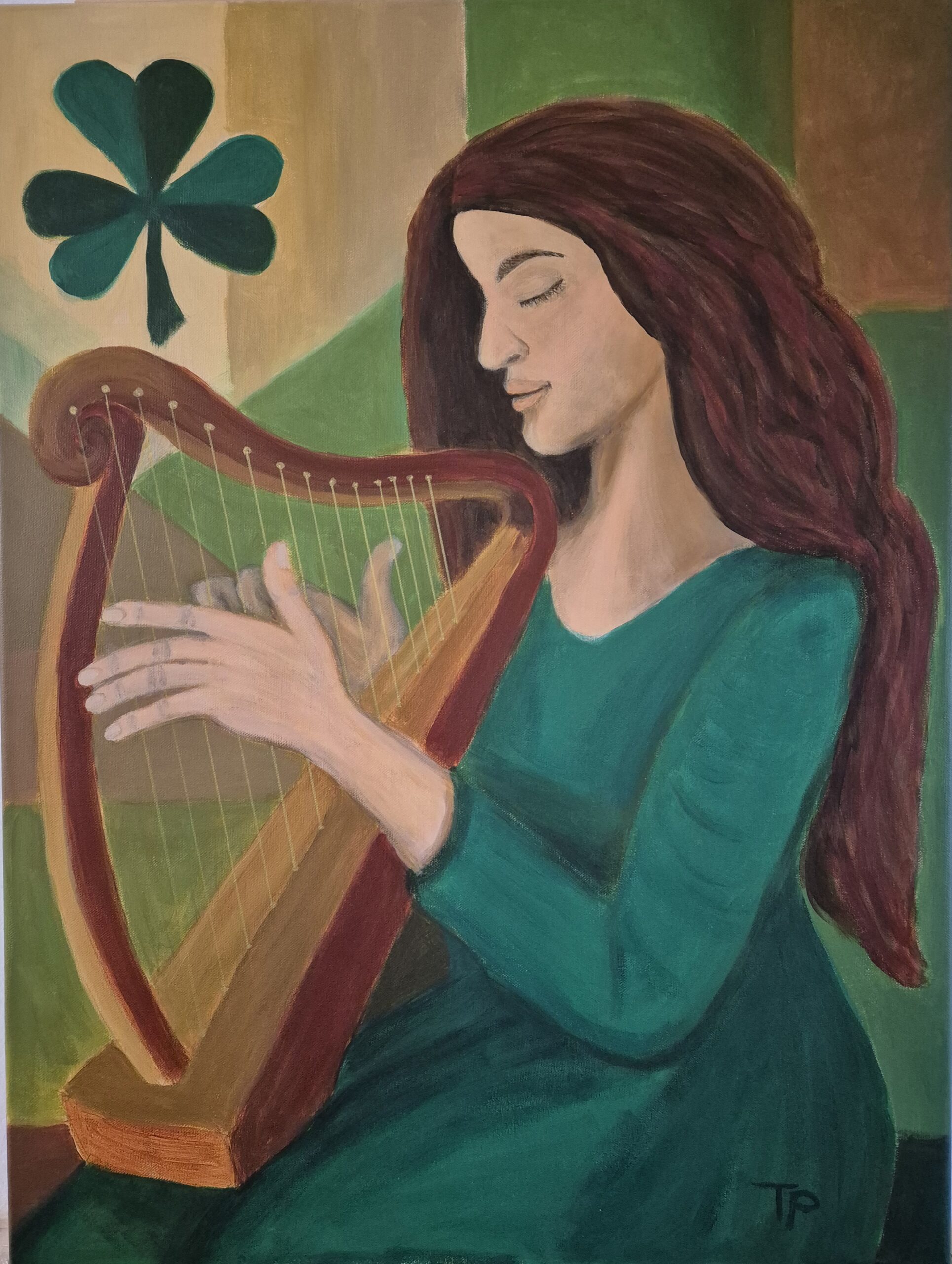 U svojim mislima 60x80cm akril platno