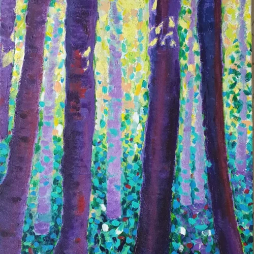 Forest Energy – Original Acrylic Painting | Tamara Perusic Art