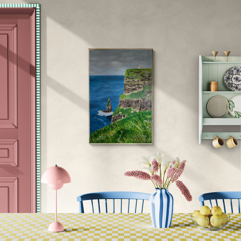 Cliffs of Moher slika original akril na platnu
