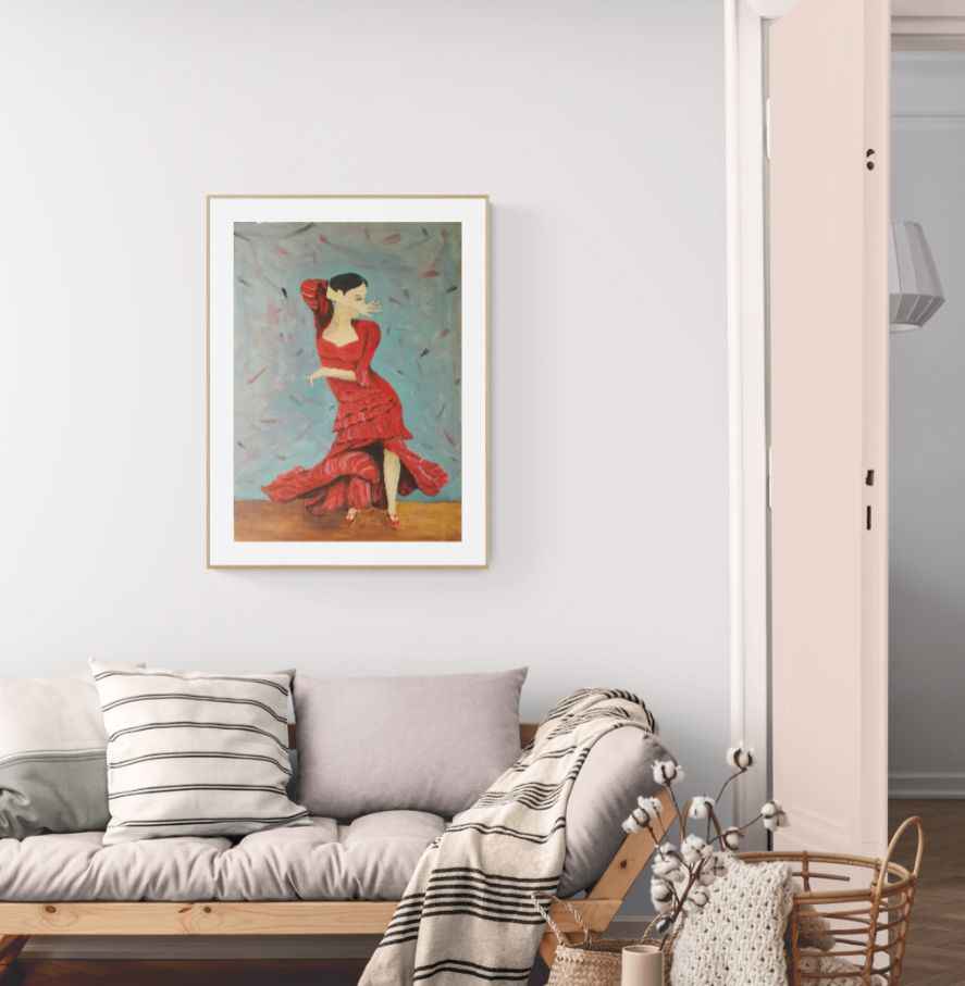 Plesačica – suvremena umjetnička slika