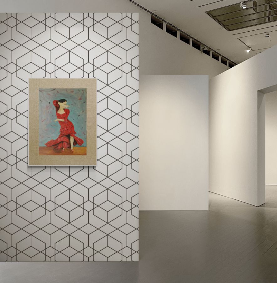 Plesačica – suvremena umjetnička slika