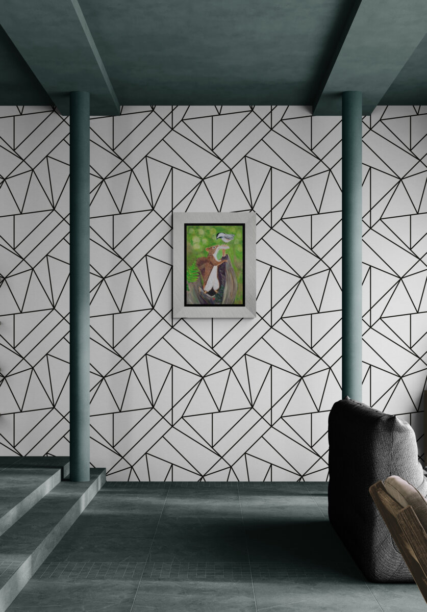 Šumsko prijateljstvo između vjeverice i ptice