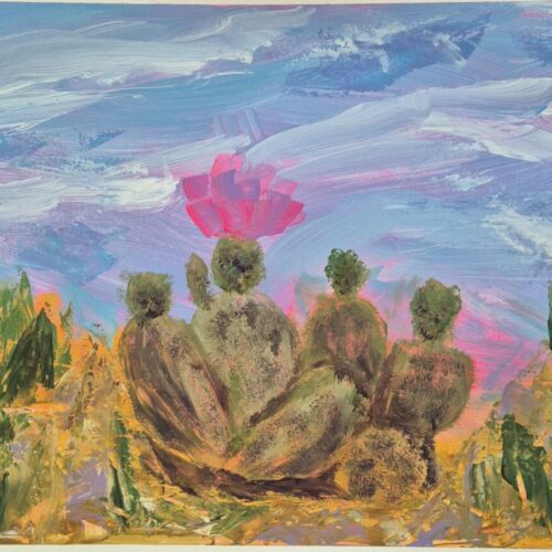 Desert Bloom – Original Acrylic Painting | Tamara Perusic Art Desert Bloom – Original Acrylic Painting | Tamara Perusic Art