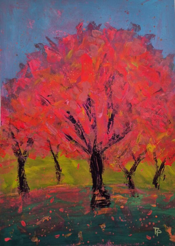 Pink Explosion – Original Acrylic Painting | Tamara Perusic Art Pink Explosion – Original Acrylic Painting | Tamara Perusic Art