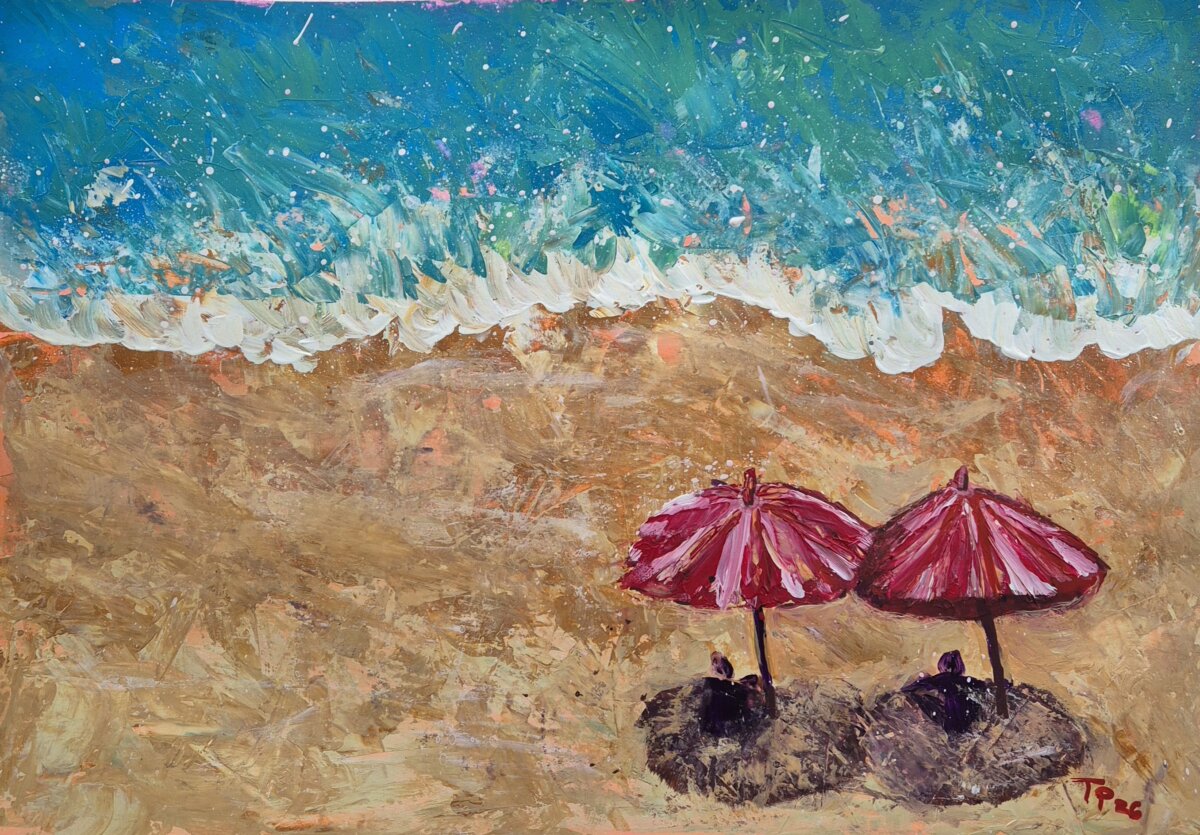Chillanje akril na papiru 30x40 cm