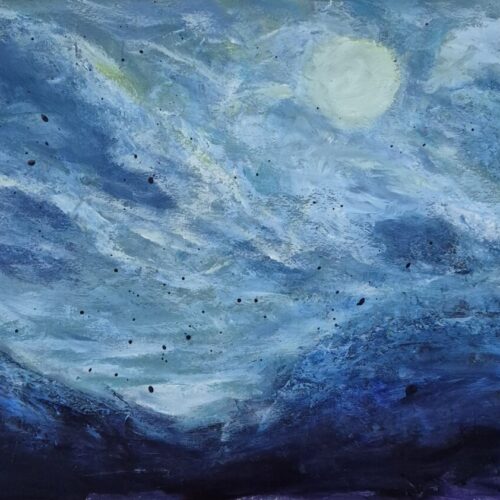 Blue Dream – Original Acrylic Painting | Tamara Perusic Art